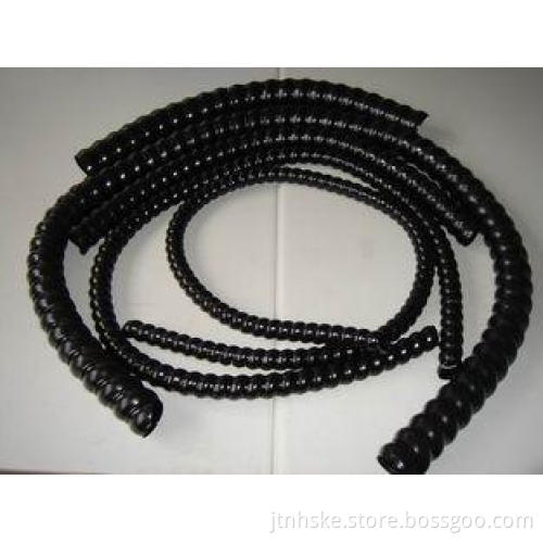 industrial customized Black / Yellow PP Spiral hose protect